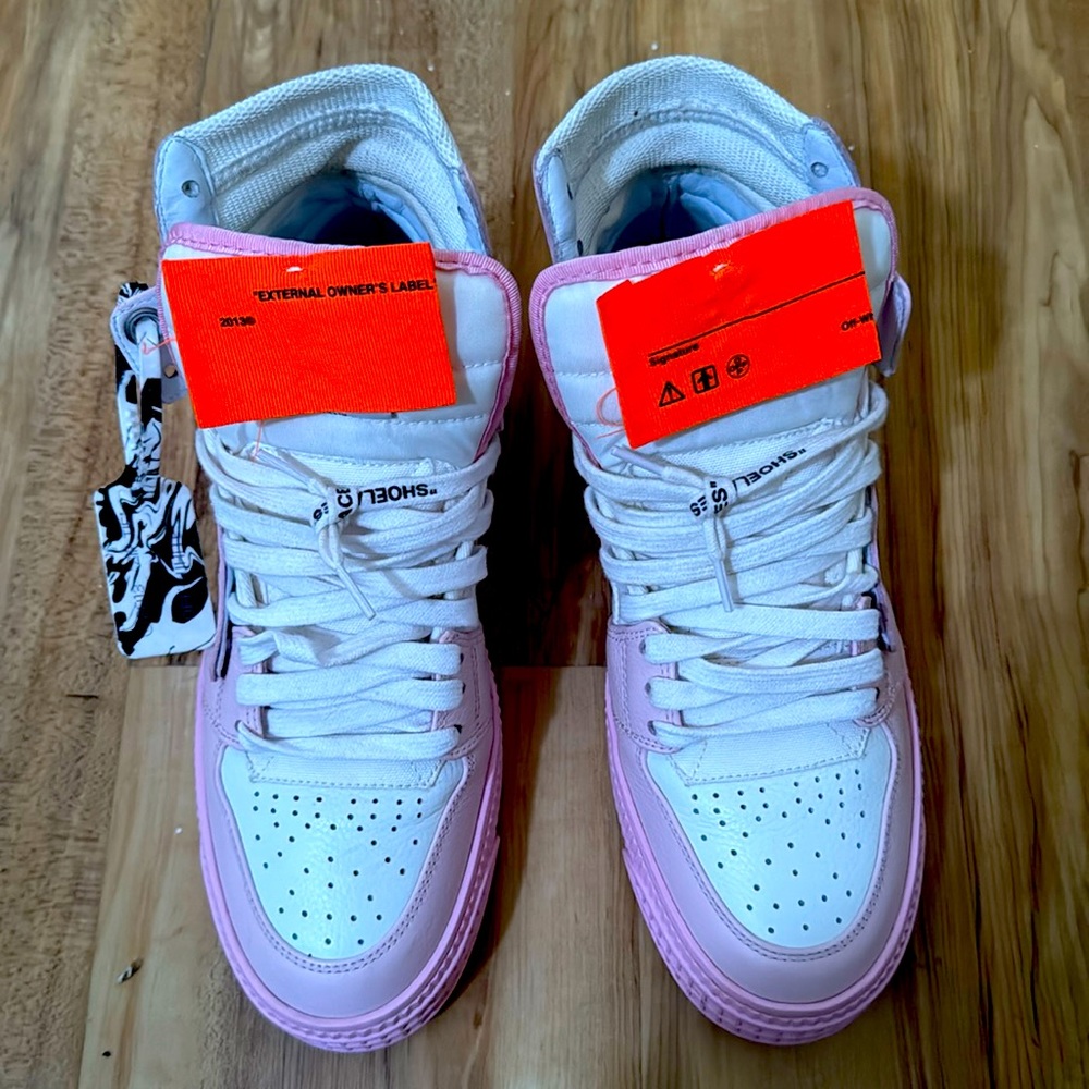 Pink & White Hightower Off-white Sz 39